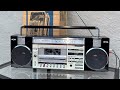 The elegant Sanyo M7880L vintage boombox from 1982