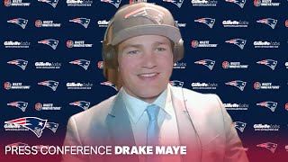 Third Overall Pick Drake Maye Addresses the Media | 2024 Patriots Draft