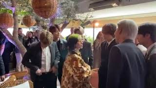 Billie Eilish with BTS at Variety’s hitmakers brunch in West Hollywood 720p