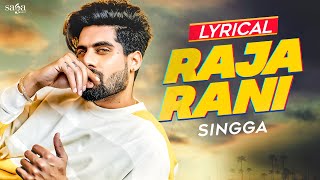 Singga New Song - Raja Rani | New Punjabi Song | Latest Punjabi Songs 2022 | Love Song