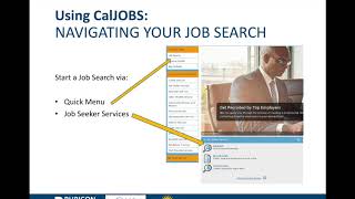 Job Searching on CalJOBS