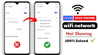 Solved Vivo Mobile Wi-Fi Network Name Not Showing Issue 2024 | Not Detecting WiFi Network Name