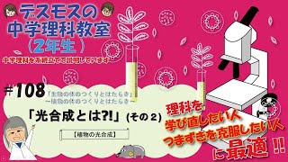 #108(その2)  「光合成に必要な物質は⁉️を説明しています♪」【生物のつくりとはたらき】〜生物をつくる細胞〜