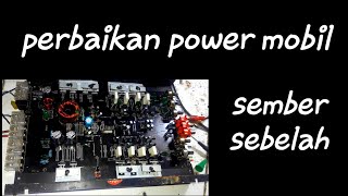 servis power audio mobil suara sember sebelah