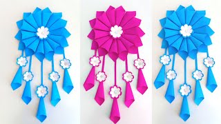 wall hanging craft ideas | wall hanging | diy wall hanging | home decorating ideas | paper flowers