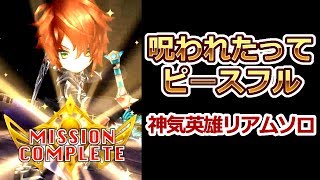 【白猫プロジェクト】神気英雄リアム　呪われたってピースフルソロ【極呪双剣】