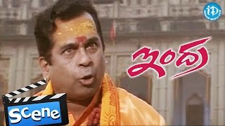 Indra Movie Scenes - Brahmanandam, MS Narayana And AVS Comedy || Chiranjeevi || B Gopal