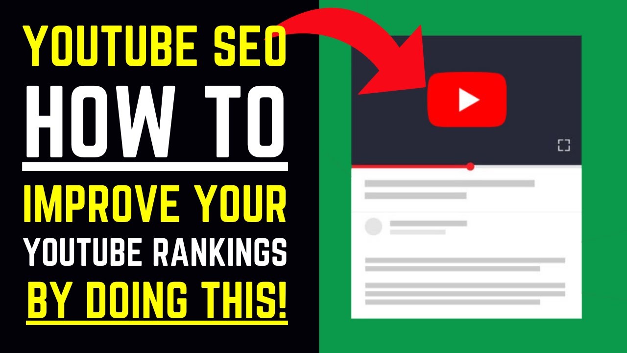 YouTube SEO - How To Improve Your YouTube Rankings By Doing This - YouTube