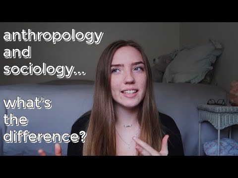 How are sociology and anthropology related to each other?