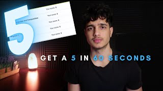 How to Get a 5 on AP EXAMS in 60 SECONDS!