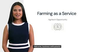 Farming as a service: Explore new frontier in Agritech using AI