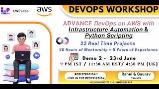 DevOps on AWS | Infrastructure, Automation & Python Scripting | Real Time DevOps Projects | Demo-2