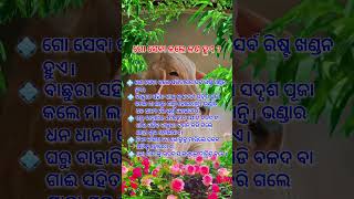 ଗୋ ସେବା କଲେ କଣ ହୁଏ? Odia Quotation #odiaquotation #shorts #shortsfeed #motivation #quotes #odia