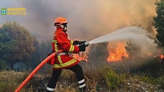 Γαλλία: Υπό έλεγχο μεγάλη πυρκαγιά - Στις παρυφές της Μασσαλίας οι φλόγες