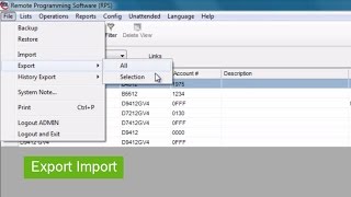 RPS: Export Import