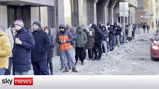 Ukraine invasion: Russia hikes key interest rate to 20% after rouble slumps to record low