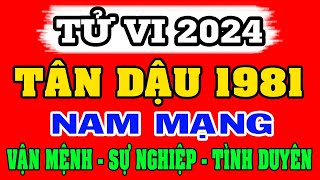 Tử vi năm 2024 tuổi TÂN DẬU 1981 Nam Mạng - Xem Vận Mệnh, Công Việc, Tình duyên, Sức khỏe