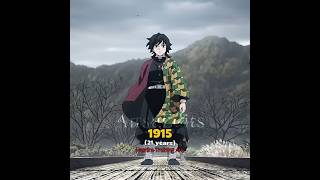 Giyuu Tomioka Through The Years (spoilers) #anime #kimetsunoyaiba #giyuutomioka