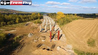 (06.11.20) Строеж Първи и Трети мост над река Вит на АМ Хемус от П.в.Боаза до П.в. Дерманци