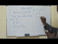 Relative Formula Mass - mole concept