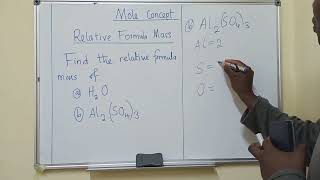 Relative Formula Mass - mole concept