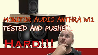 Monitor audio Anthra W12 testing