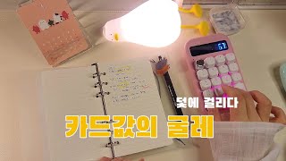 🎀현금생활 ep.4 ; 카드값의 굴레 _덫에 걸리다