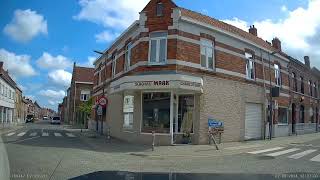 Belgium by Road - Flanders - Mesen (Messines Ridge) - village centre