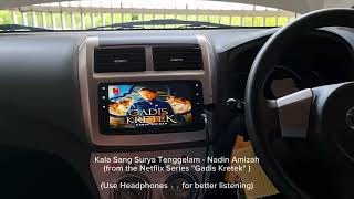 Headunit OEM/Bawaan Toyota Calya (Kenwood) di Daihatsu Ayla 2014