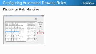 Intergraph Smart 3D 2016 New Feature Focus - Configuring Rules for Automated Drawings