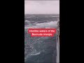 huge waves at the bermuda triangle