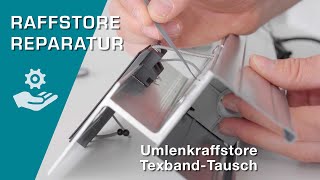 Raffstore Texband Tausch bei UMLENKRAFFSTOREN von Schlotterer