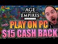 Play Age of Empires Mobile on PC [how to get $15 cash back using bluestacks] Black Friday Deal Alert