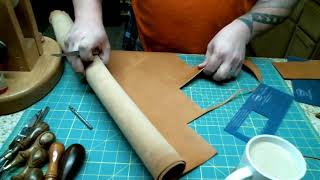 Making a Billfold with TandPro by Maker's Leather Supply acrylic template