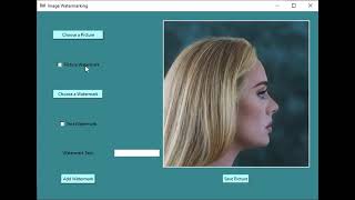 Image Watermarking GUI app | Python Tkinter