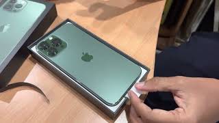 Unboxing New Apple iPhone 13 Pro Max Alpine Green 256GB  #applemy #iphone13promax #alpinegreen