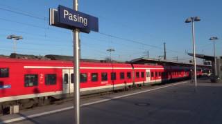 Züge/Trains in München Pasing (5.12.2016) S Bahn,RE;IC(E);Güterzuge und Loks