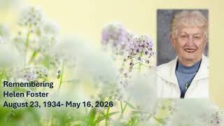 Helen Foster Memorial - May 20, 2026
