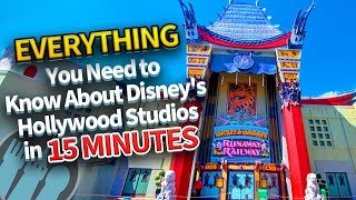 Everything You Need to Know About Disney's Hollywood Studios in 15 Minutes