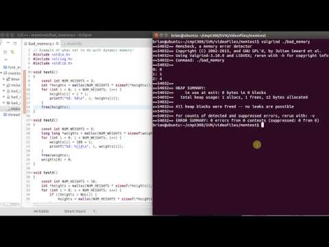 C Dynamic Memory Debugging with Valgrind C Dynamic Memory Debugging with Valgrind