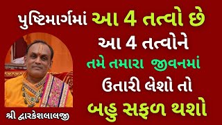 પુષ્ટિમાર્ગમાં આ 4 તત્વો છે આ 4 તત્વોને તમે તમારા  જીવનમાં ઉતારી લેશો તો બહુ સફળ થશો #vrajvihar