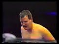 Australian pro wrestling - Ken Medlin vs Ken Dazzler Dunlop at Festival Hall Melbourne July 1985