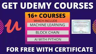 Udemy Free Courses Certificate | Free Course Online With Certificate Udemy | Udemy Courses