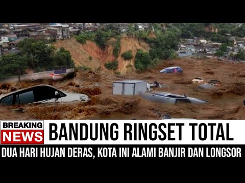 PAGI TADI‼️Kabupaten Bandung Diterjang Banjir Longsor Akibat Curah ...