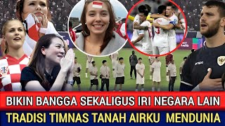 SELURUH DUNIA IRI !! TRADISI TIMNAS MOMEN SAKRAL LAGU TANAH AIRKU JADI MOTIVASI NEGARA LAIN