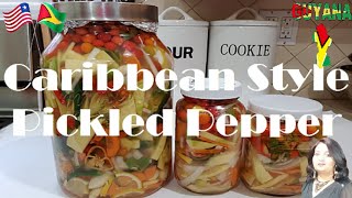 How To Make A Chunky Caribbean Soak / Pickle Pepper