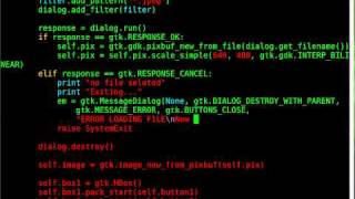 Python - GTK GUI - Tutorial #20 - Error Message Dialog