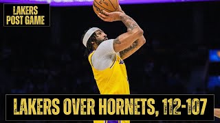 Lakers Hold On To Beat The Hornets, 112-107 | Anthony Davis, 42pts 23rebs