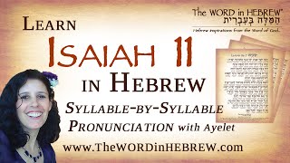 Learn Isaiah 11 in Hebrew with syllable-by-syllable pronunciation! The 