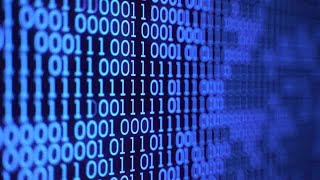 Digital Binary Code Stock Video